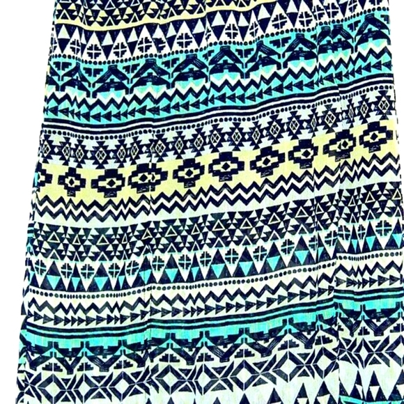 No Boundaries Tribal Diamond Maxi Skirt | Size M (7-9) | Boho, Super Cute!! - Picture 4 of 10